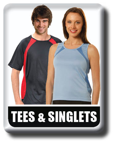 t-shirts and singlets sportswear